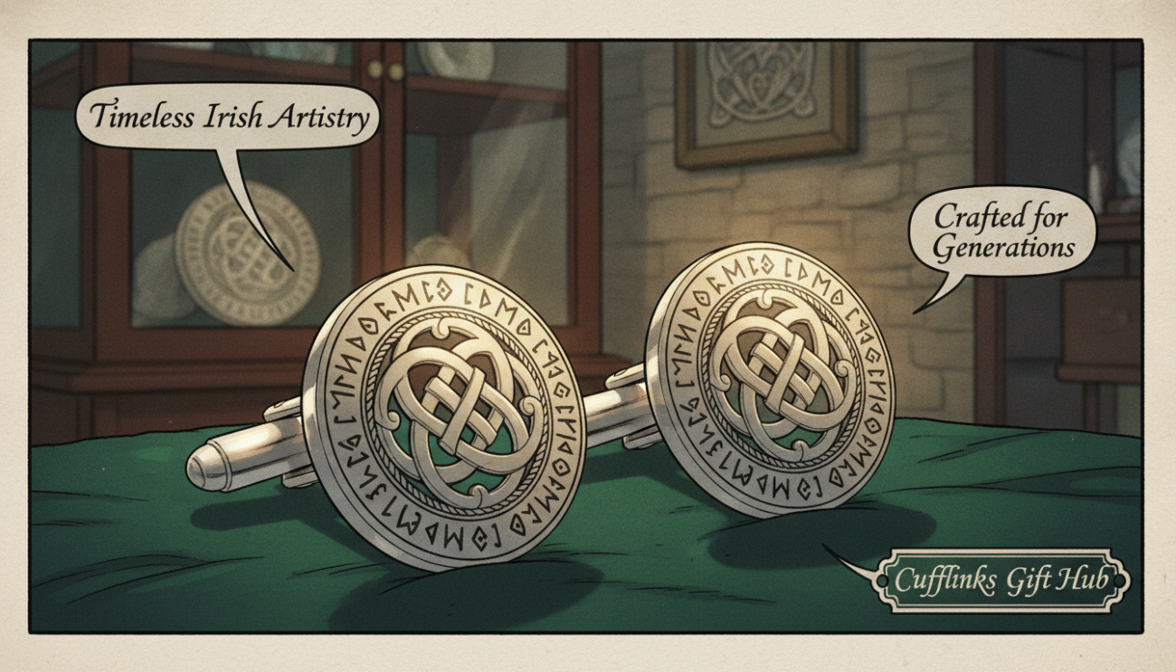 irish cufflinks