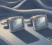 men's cufflinks silver