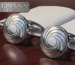 men's silver cuff links