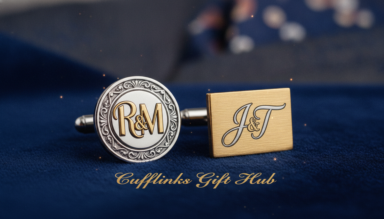 mens cufflinks personalized