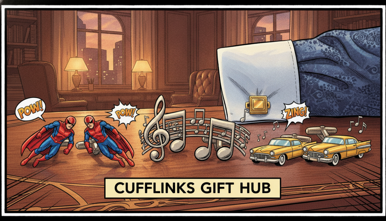 novelty cufflinks