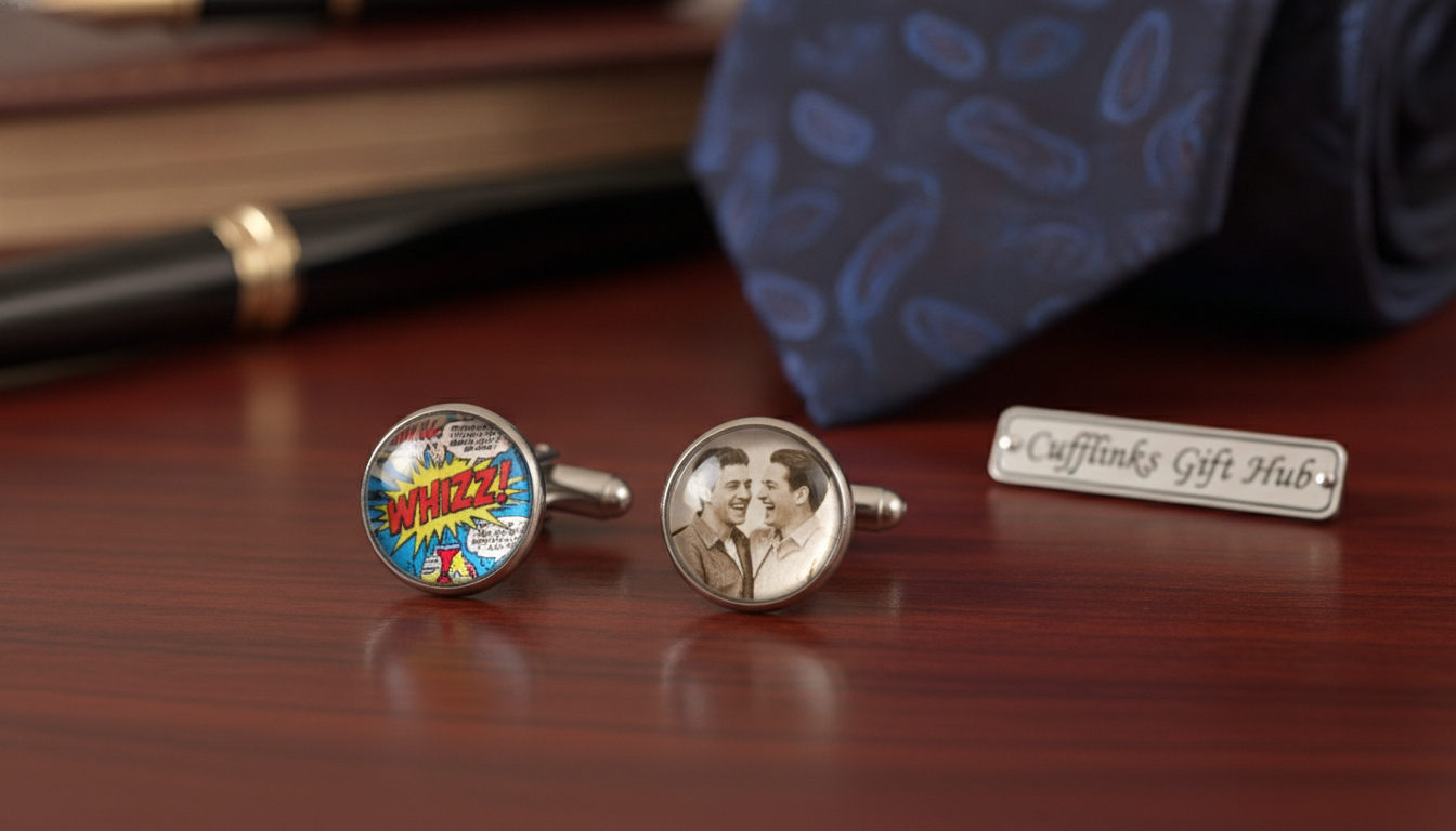 photo cufflinks