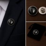 Accordion Lapel Pin Badge