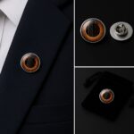 Acoustic Guitar Lapel Pin Badge