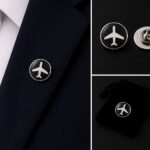 Aeroplane Lapel Pin Badge