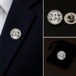Aeroplane Silhouette Lapel Pin Badge