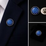 Anchor Pattern Lapel Pin Badge