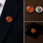 Basketball Lapel Pin Badge