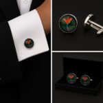 Bird Macaw Cufflinks