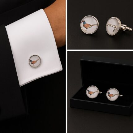 Bird Pheasant Cufflinks