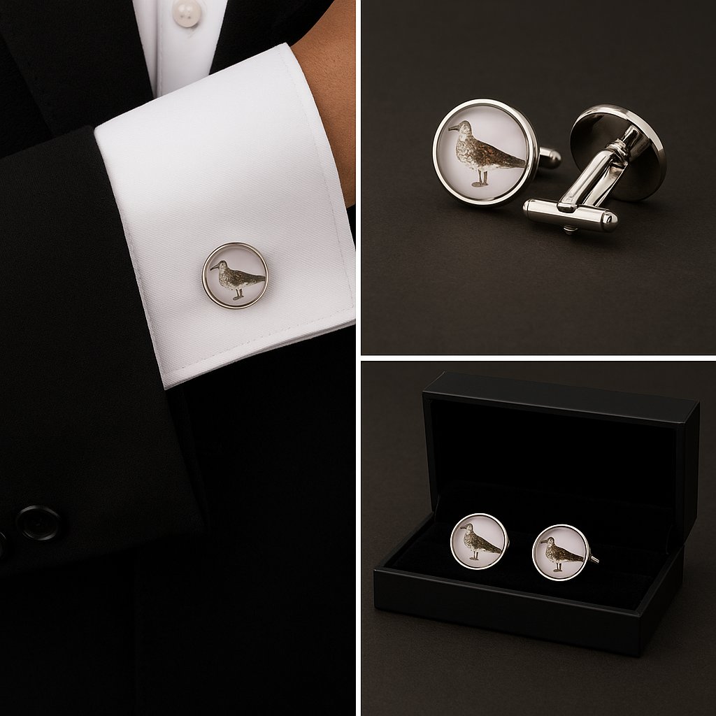 Bird Seagull Cufflinks Bird Seagull Cufflinks