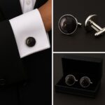 Black Cat Side Cufflinks