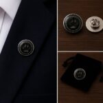 Black Paw Lapel Pin Badge