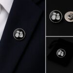 Boxing Gloves Lapel Pin Badge