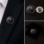 Camera Art Lapel Pin Badge