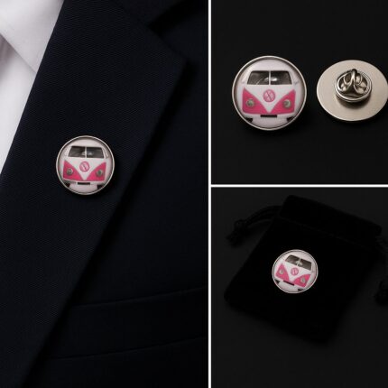 Campervan Lapel Pin Badge