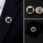 Cat Lapel Pin Badge