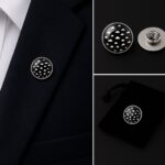 Clouds Lapel Pin Badge