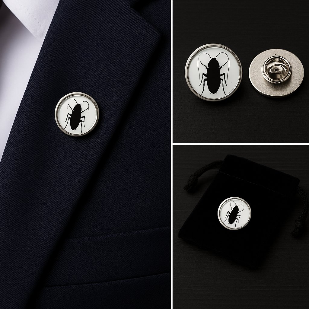 Cockroach Lapel Pin Badge Cockroach Lapel Pin Badge
