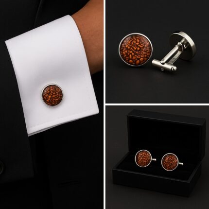 Coffee Beans Cufflinks