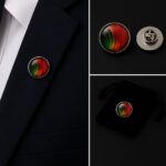 Colourful Swirl Lapel Pin Badge