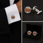 Comic Book Bam Cufflinks