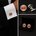 Comic Book Boom Cufflinks