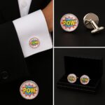 Comic Boom Pow Cufflinks