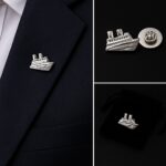 Cruise Liner Lapel Pin Badge