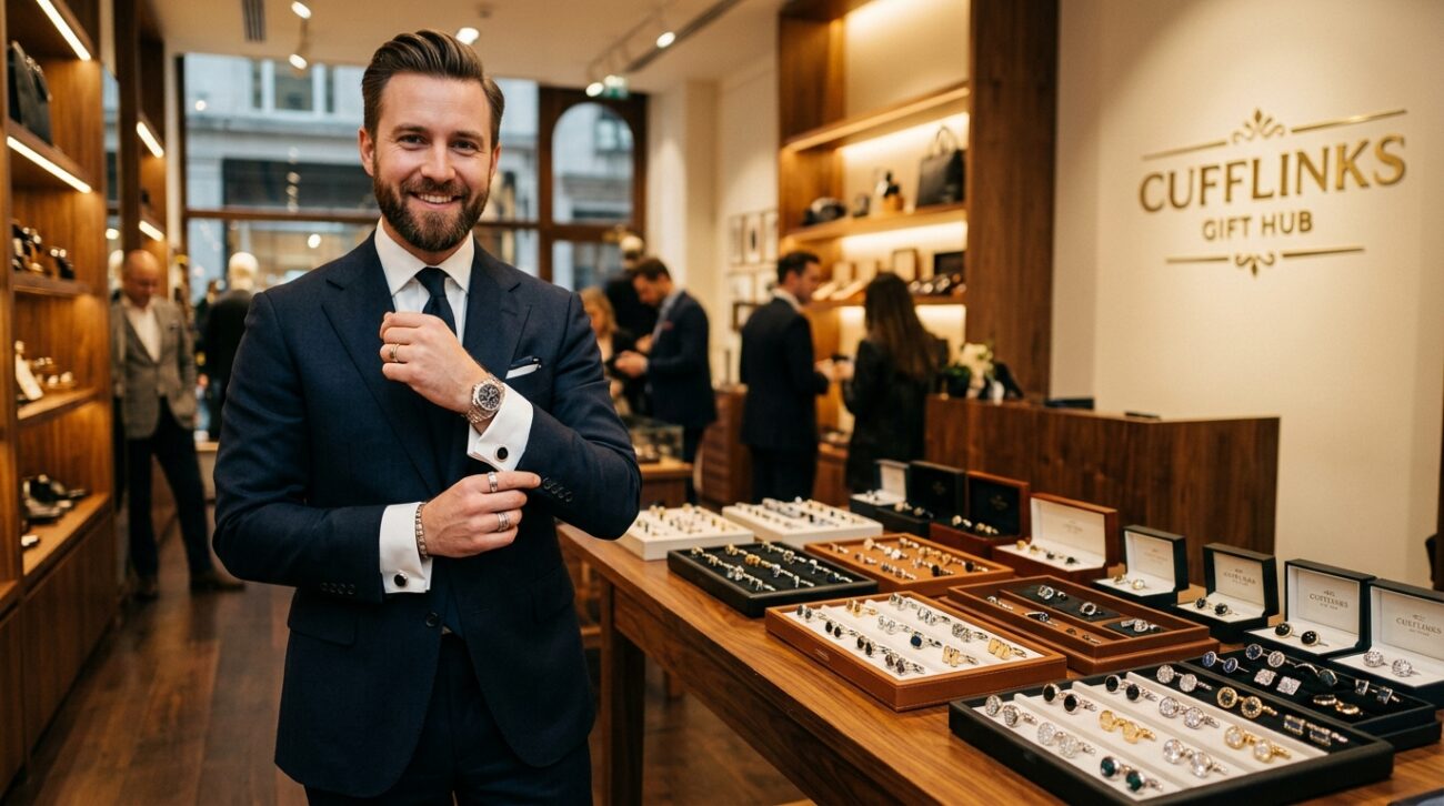 cufflink men