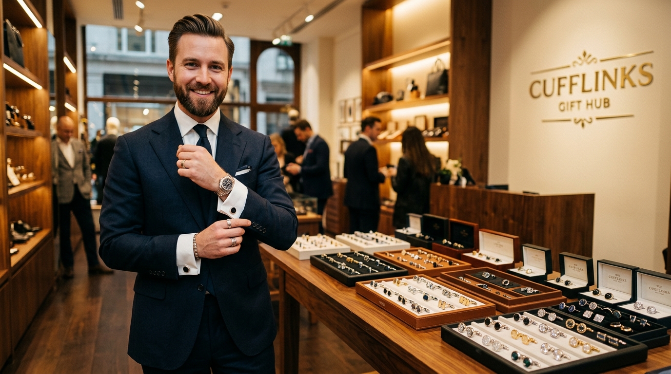 cufflink men