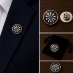 Dartboard Lapel Pin Badge
