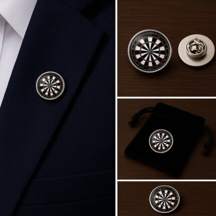 Dartboard Lapel Pin Badge