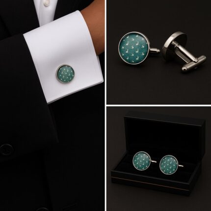 Dinosaur Pattern Cufflinks
