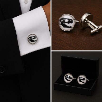 Dinosaur Skull Cufflinks