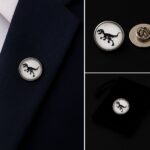 Dinosaur Velociraptor Lapel Pin Badge