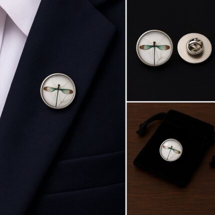 Dragonfly Lapel Pin Badge