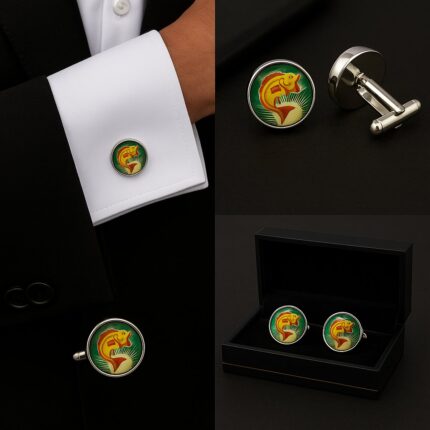 Fish Green Cufflinks