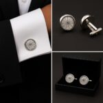Full Moon Web Cufflinks