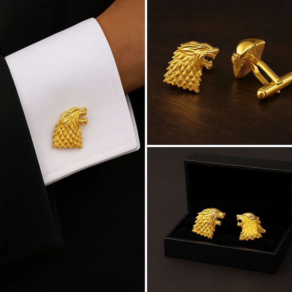 Golden Lion Cufflinks Golden Lion Cufflinks
