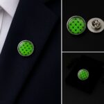 Green And Blue Crest Large Lapel Pin Badge