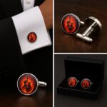 Guitar Fire Cufflinks