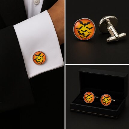 Halloween Bats Cufflinks
