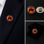 Halloween Cat Lapel Pin Badge