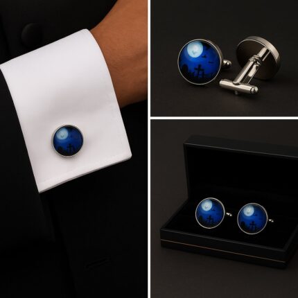 Halloween Graveyard Cufflinks