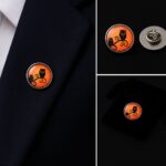 Halloween Owls Lapel Pin Badge