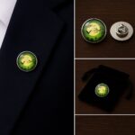 Halloween Tombstones Lapel Pin Badge