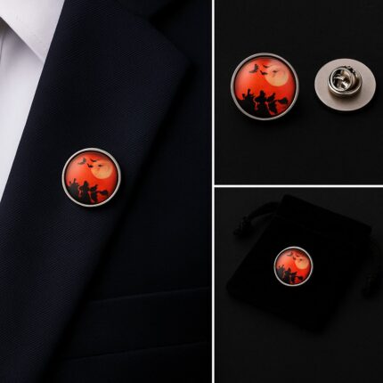 Halloween Trick Or Treat Lapel Pin Badge