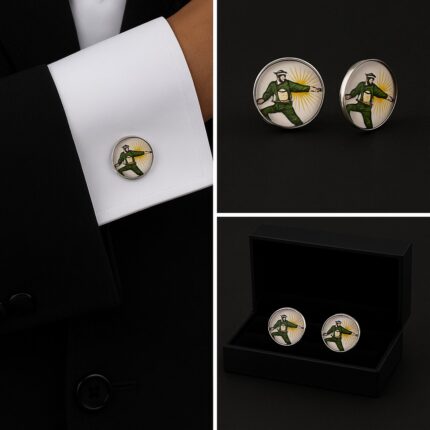 Hand Grenade Cufflinks