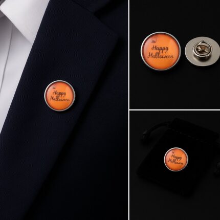 Happy Halloween Lapel Pin Badge